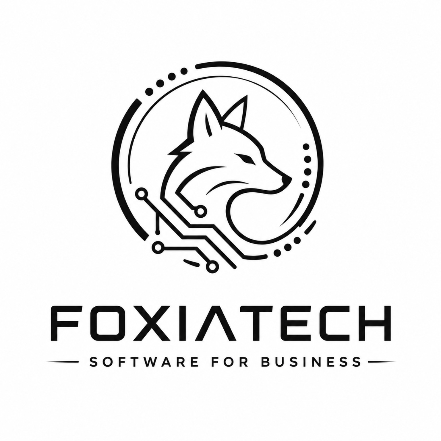 FoxiaTech Logo versión clara